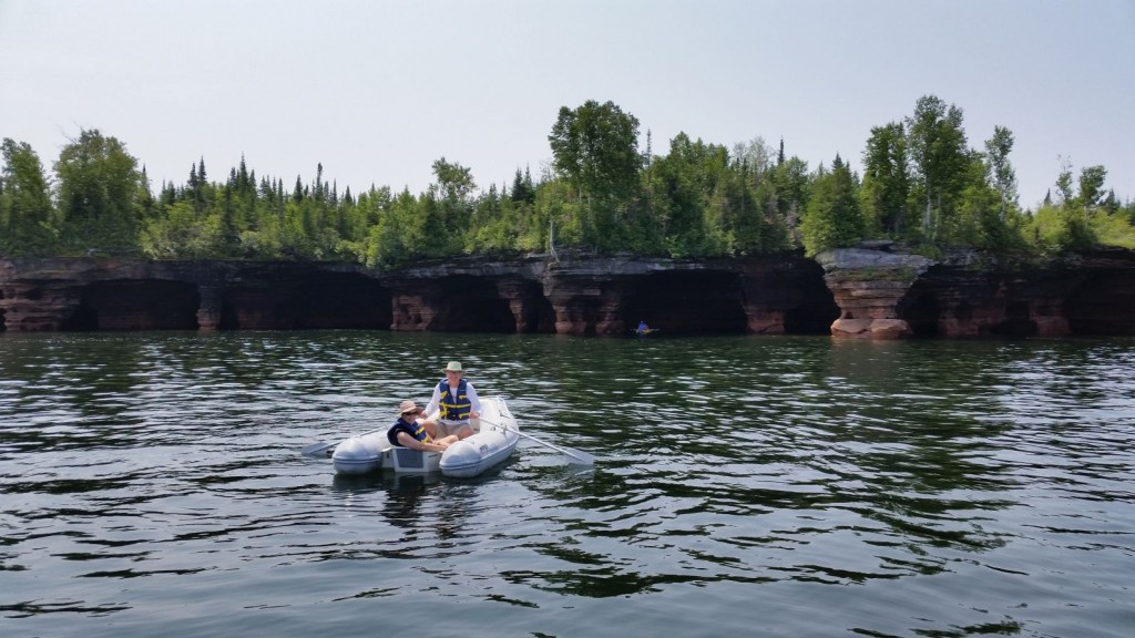 Devils Island sea caves