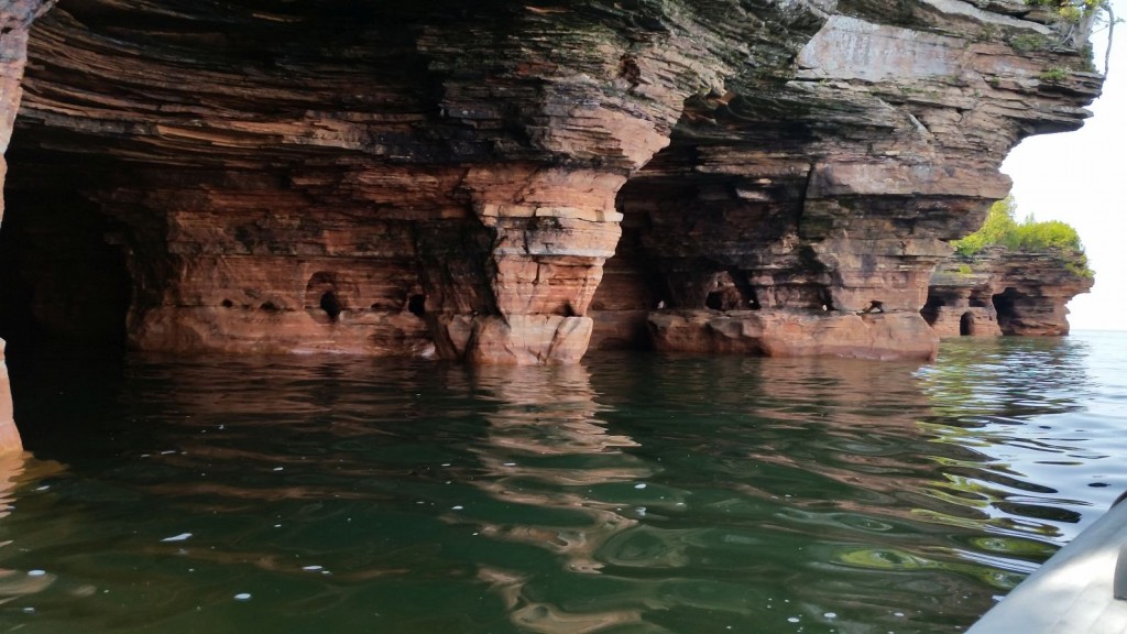 Devils Island sea caves