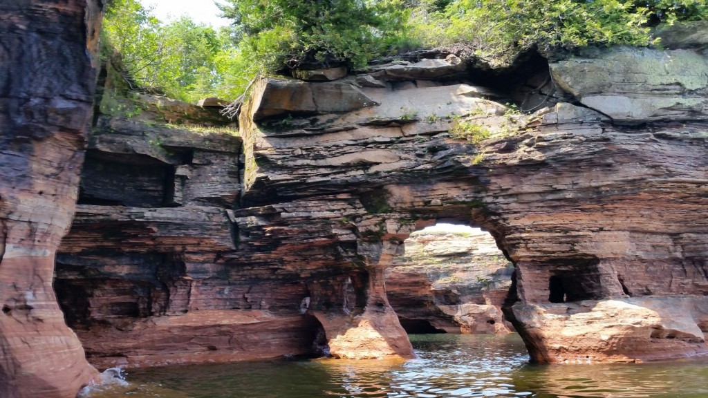 Devils Island sea caves