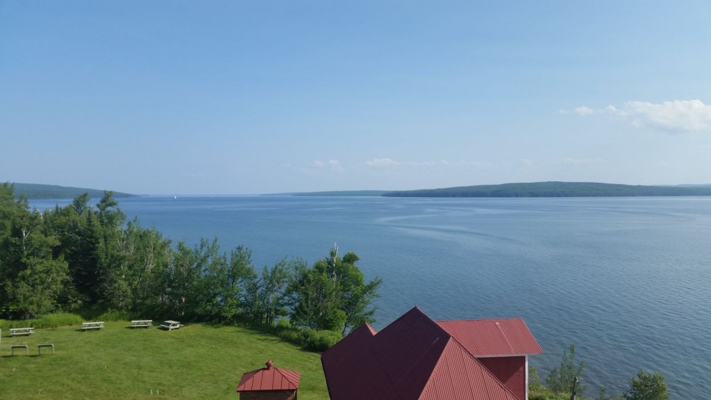 View of Lake Superior from Raspberry Island Lighthouse